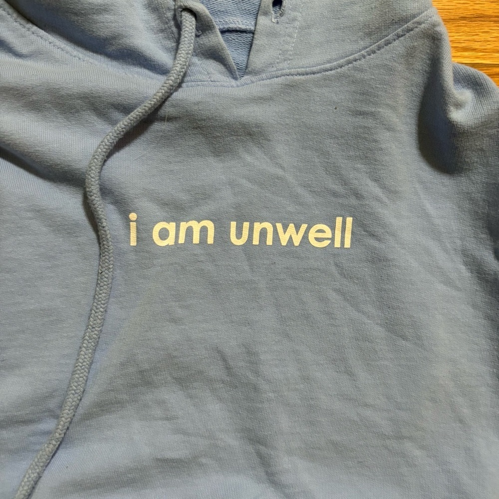 Call Her Daddy Hoodie Medium Alex Cooper Unwell Cropped - Picture 3 of 6
